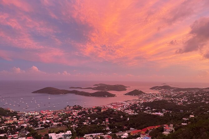 1.5 Hour Private Mini Jeep Tour on St. Thomas - The sunset timing is appealing, but weather matters