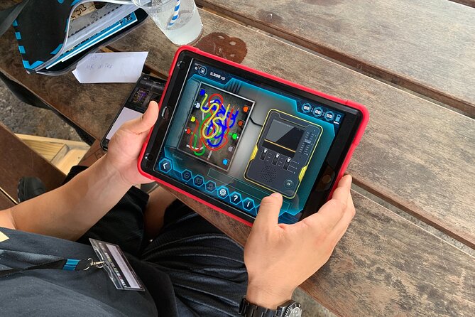 Augmented Reality Secret Agent Treasure Hunt in St Thomas - Riding In A Private Air-Conditioned Vehicle