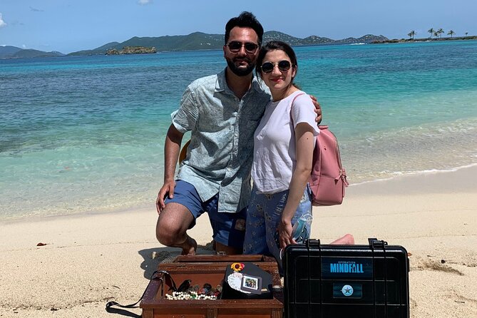 Augmented Reality Secret Agent Treasure Hunt in St Thomas - The Beach And Buried Treasure Finale