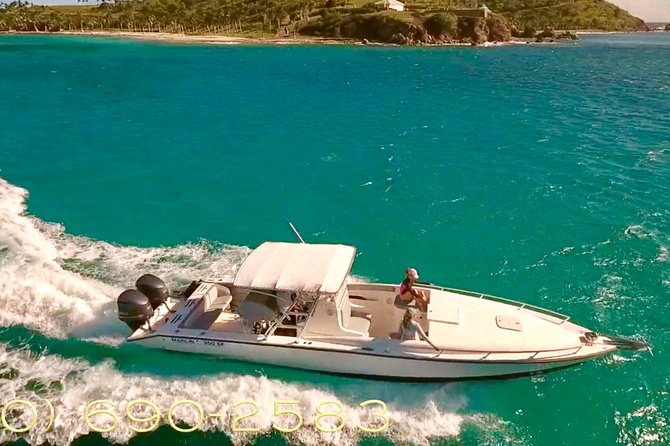 Caribbean Blue Charters - Full Day Boat Charter - 35' Marlin Power Boat - What snorkeling can look like on the day