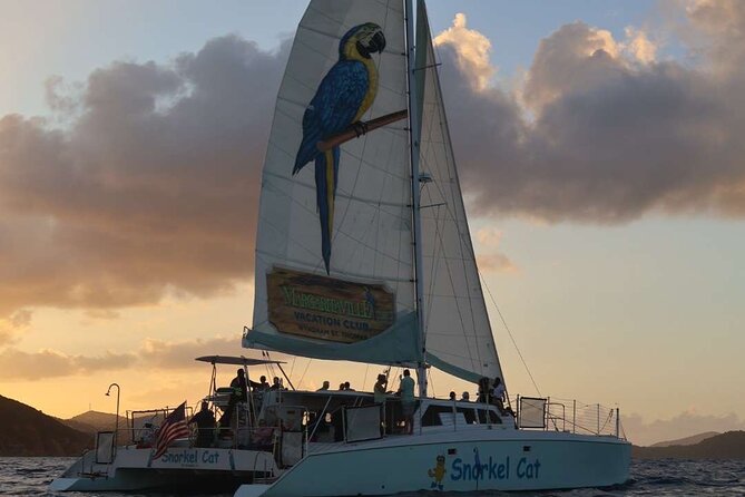 Champagne Sunset Sail from Margaritaville - Arriving at Smith Bay Road for the 4:30 Departure