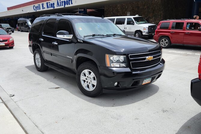 Exclusive Airport Transfers (up to 4 persons) One-Way - Landing at St. Thomas and finding your driver