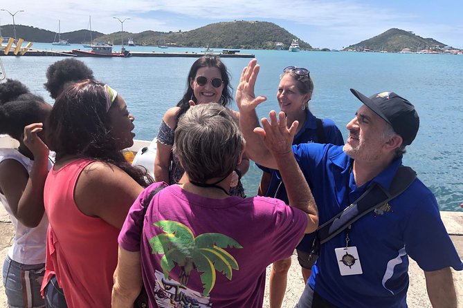 Fantastic St. Thomas Race - Guides Bonnie, Debbie, David, and the Race Team