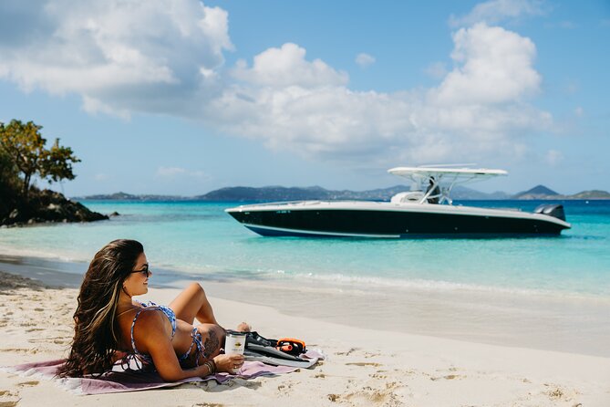 Full Day Private Boat Charter to the British Virgin Island - Jost Van Dyke: beach bars and Painkillers