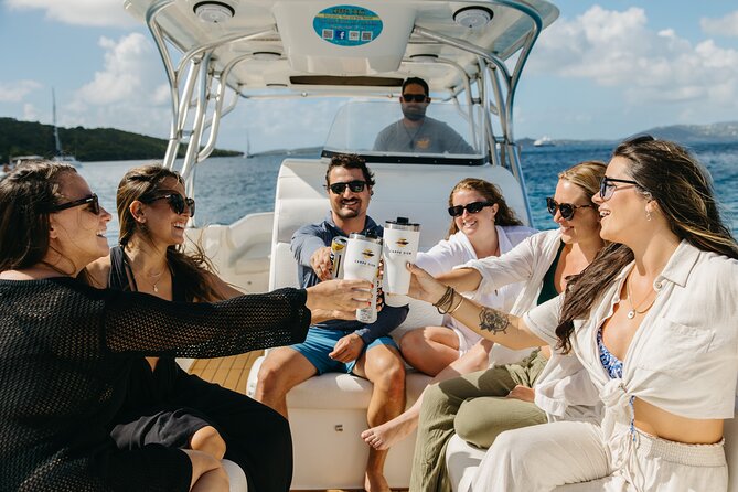 Full Day Private Boat Charter to the British Virgin Island - Leaving St. Thomas at 8:00 a.m.