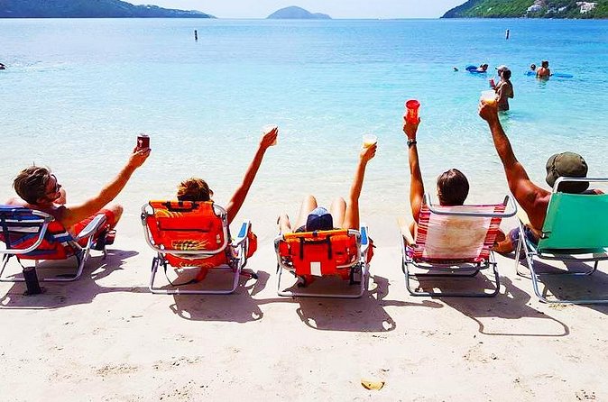 Jost Van Dyke - Funday! - White Bay and two hours at Soggy Dollar Bar