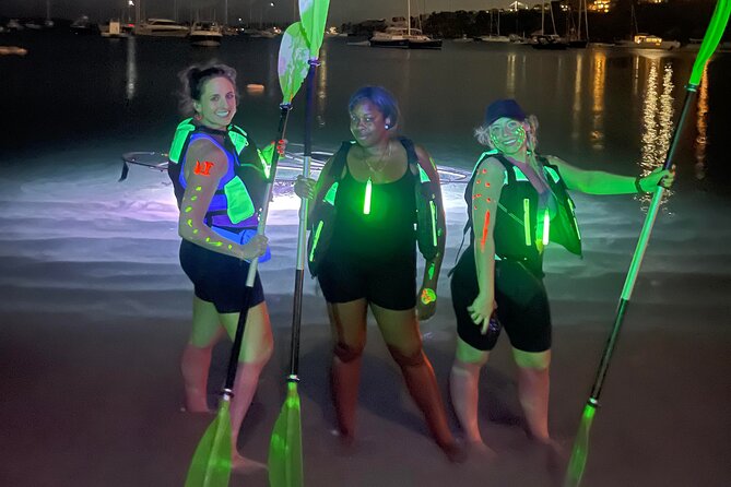 Night Kayak Tour St. John - Westin Resort - Pushing off beneath the stars