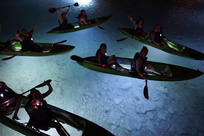 Night Kayak Tour St. John - Westin Resort - Looking for tarpon, ballyhoo, and stingrays