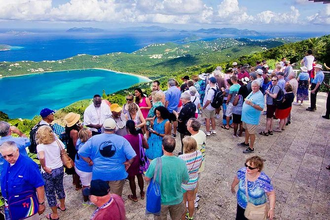Paradise Taxi & Tours USVI-St.Thomas-Virgin Islands-Island Magen's Beach Tour - Mountain Top and the broadest Magens Bay view
