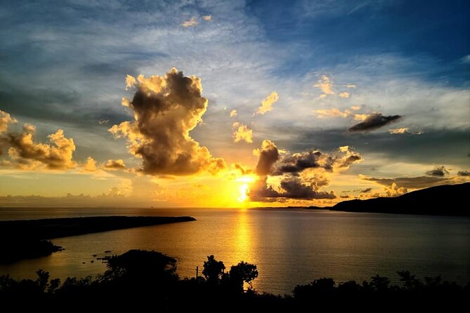 Paradise Taxi & Tours USVI -St. Thomas, Virgin Islands-Private Group-Island Tour - Mountain Top: the broadest view of Magens Bay
