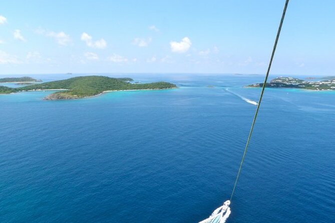 Parasail Experience in St Croix - The 10 to 12 minute flight is the main event