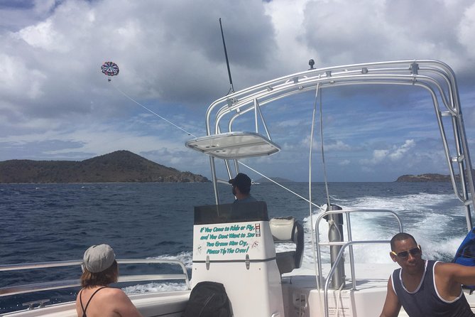 Parasail Experience in St Thomas - The Optional Water Dip