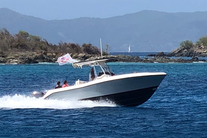 Private 6-Hour Island Hopping in US Virgin Islands - 500hp Hydro Sport - The 500hp Hydro Sport and the private-group advantage