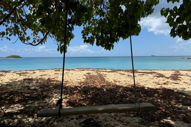 Private Open-Air Jeep Adventure with Tropic Sun –Hidden Beaches - The final shaded cove slows the day down
