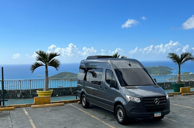 Private St. Thomas One Way Luxury Mercedes Van Limousine Service - What the Mercedes Sprinter adds
