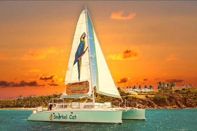 Snorkel Cat All Inclusive Adventure - The return sail to St. Thomas