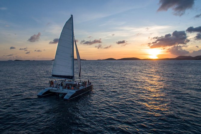 St. John Days End Sunset Sail Open Bar & Hors D'oeuvres - Westin - What the sailing portion is really like