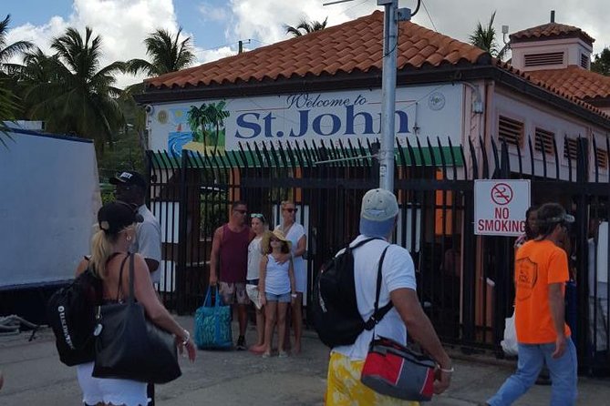 St John Island Sightseeing Tour - Caneel Bay, the first wide island view