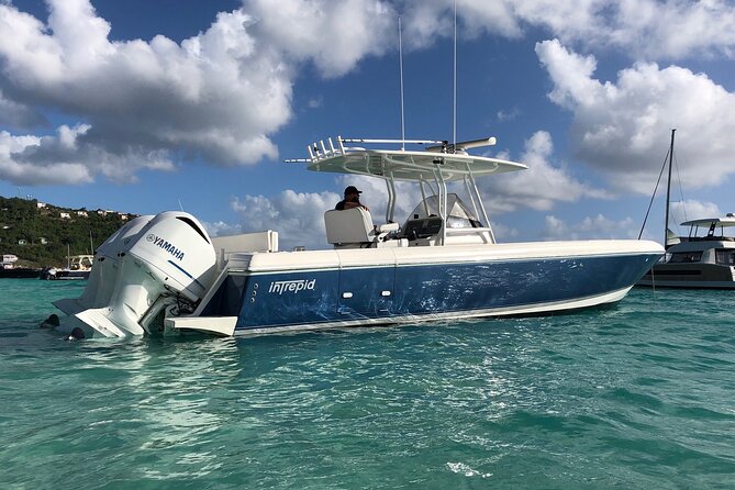 St Thomas Full-Day Boat Rental 37' Intrepid Powerboat - Choosing your route around St. Thomas and St. John
