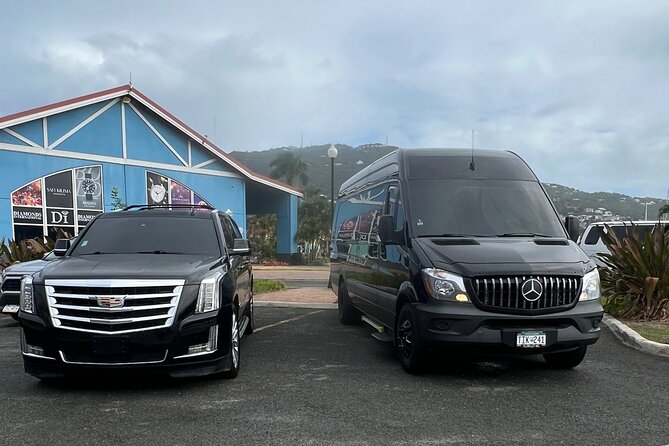 St Thomas Private Airport Transfer - Downtown after the beach