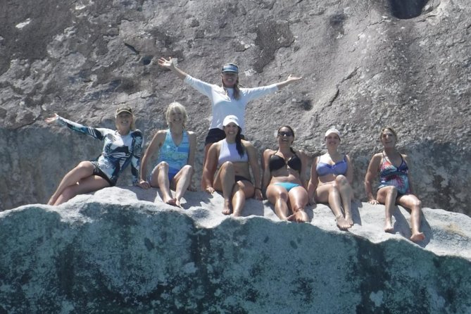 The Baths, Virgin Gorda, Cooper Island & Norman Island Snorkel - Cooper Island lunch with a view of the Sir Francis Drake Channel