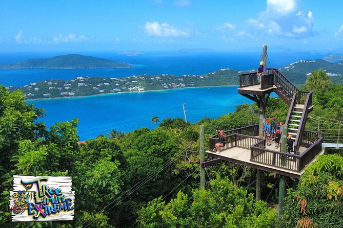 Tree Limin' Extreme Zipline - Starting at Estate St. Peter