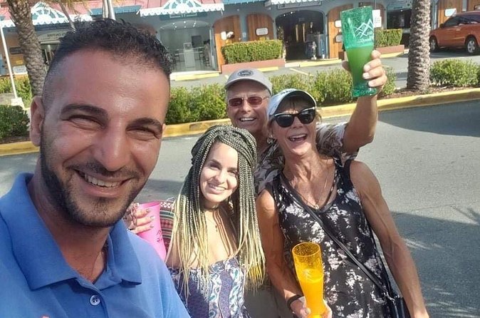 Vi Top Taxi &Tours USVI-Coki Beach Snorkeling Tour - Skyline Drive finishes with Charlotte Amalie below