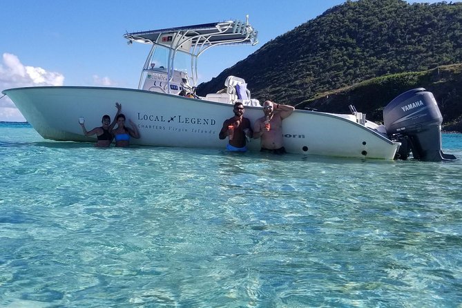 Virgin Islands private Boat Charter Local Legend LL2 - Snorkeling and swimming at several stops